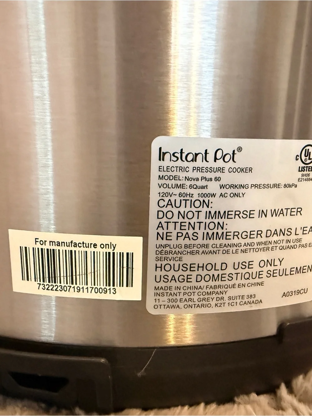 Instapot brand new